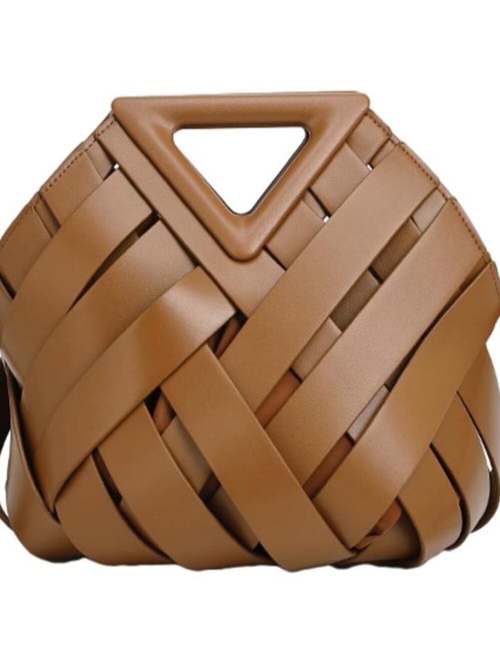 Vegan Leather Clutch Purses for Women Woven Small Crossbody Shoulder Bag Cute To